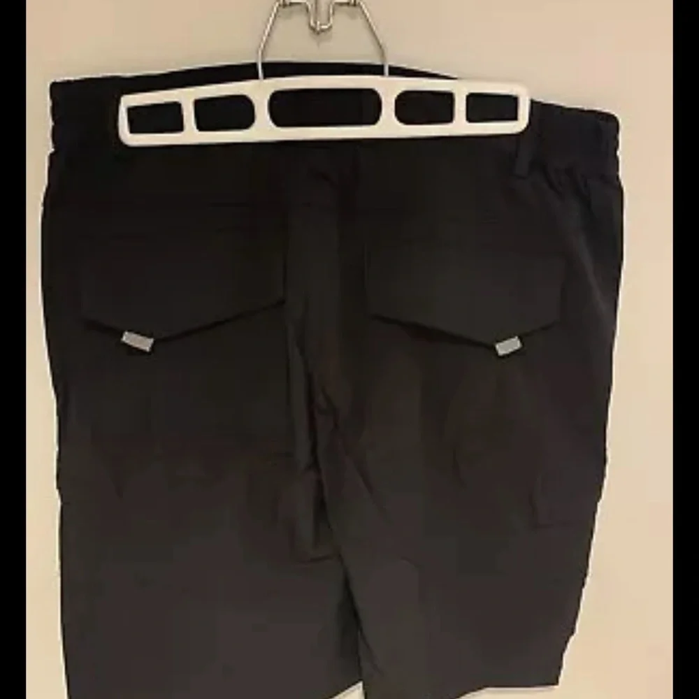 Stretch Cargo Shorts Mens 30 Black Lightweight Hiking Outdoor 6 Pocket Quick Dry - Picture 5 of 5